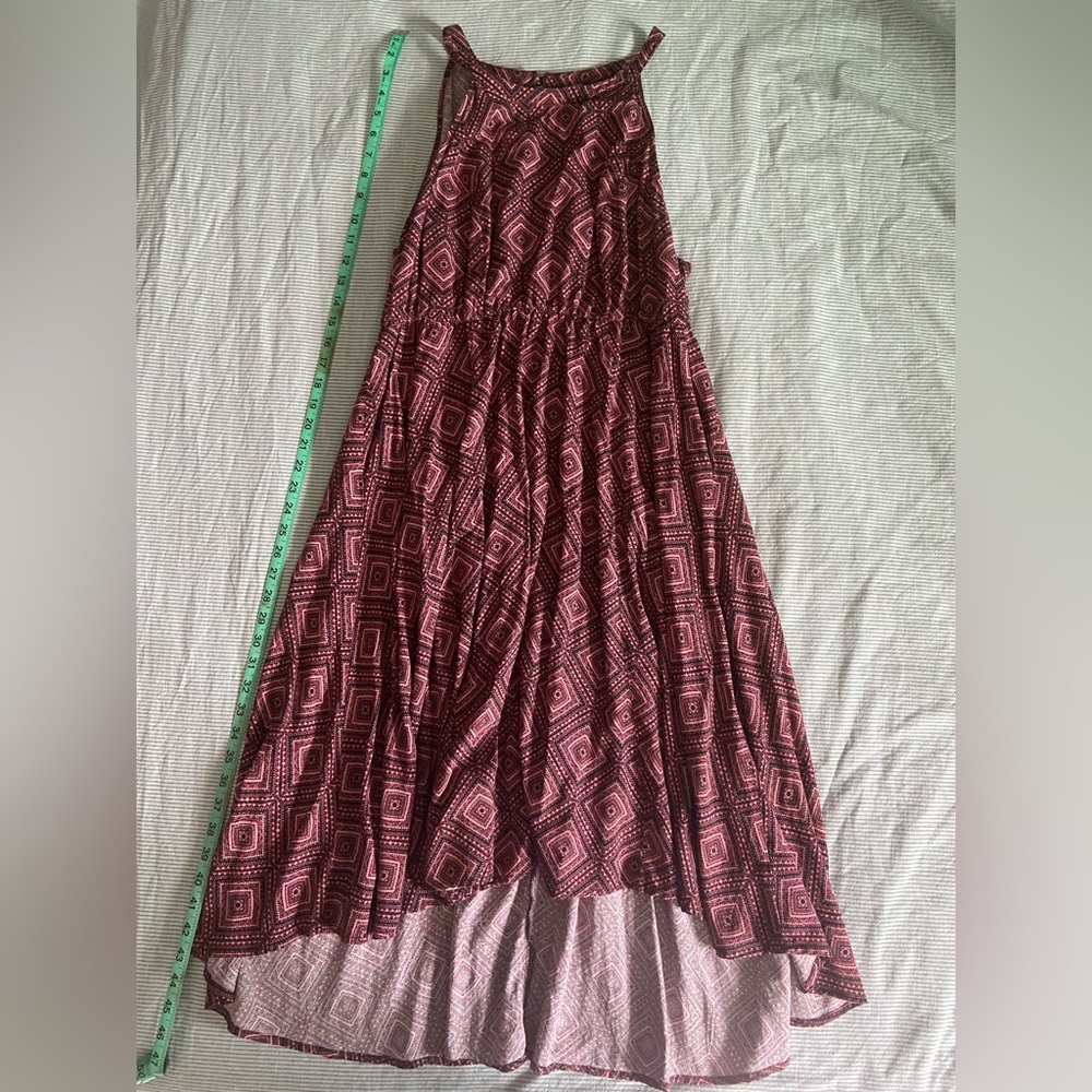 Torrid Pink and Red Geometric Dress